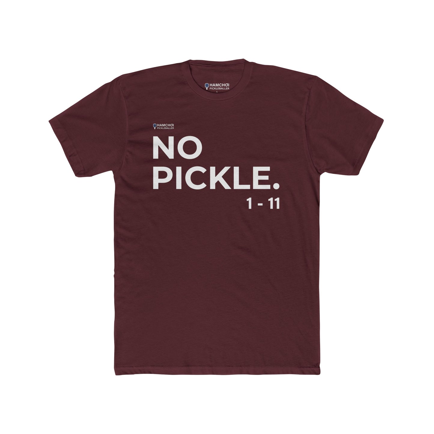 NO PICKLE Tee — Minimalist Statement T‑Shirt