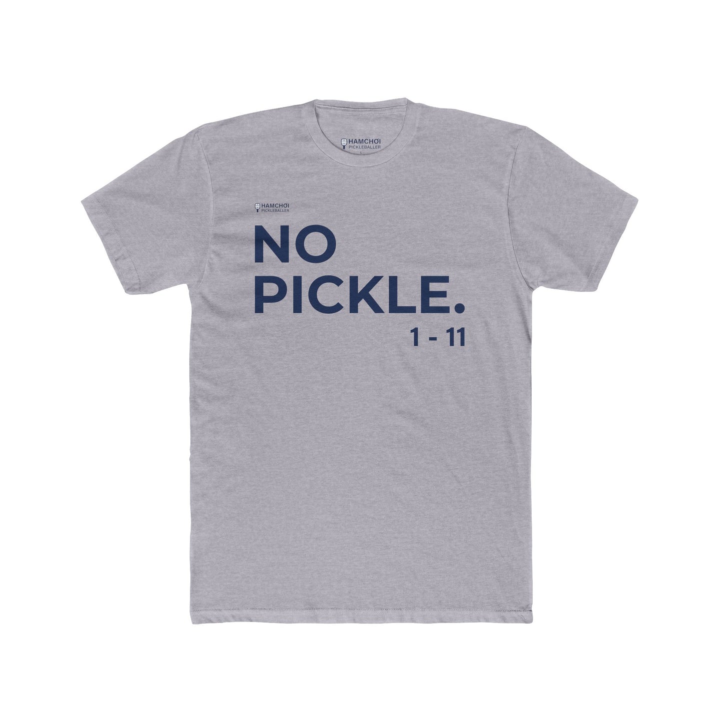 NO PICKLE Tee — Minimalist Statement T‑Shirt
